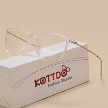 Load image into Gallery viewer, KOTTDO New Fashion Sexy Eyeglasses for Women Square Plastic Spectacles Glasses Frame Transparent clear Retro Myopia Eye Glasses
